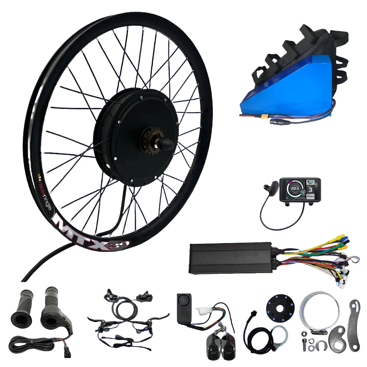 72V 3000W MTX Conversion Kits with Battery