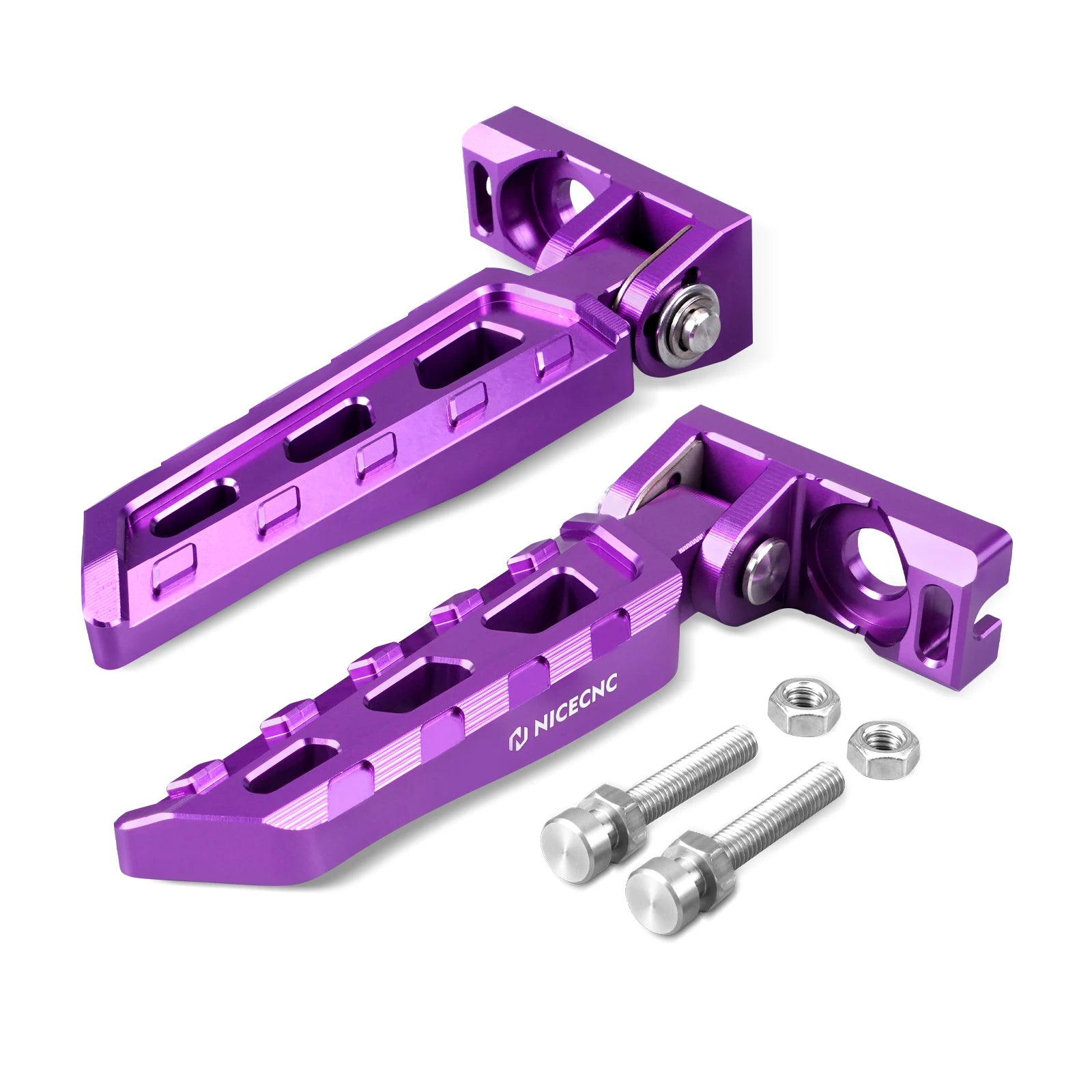 CNC rear stunt pegs for e-moto