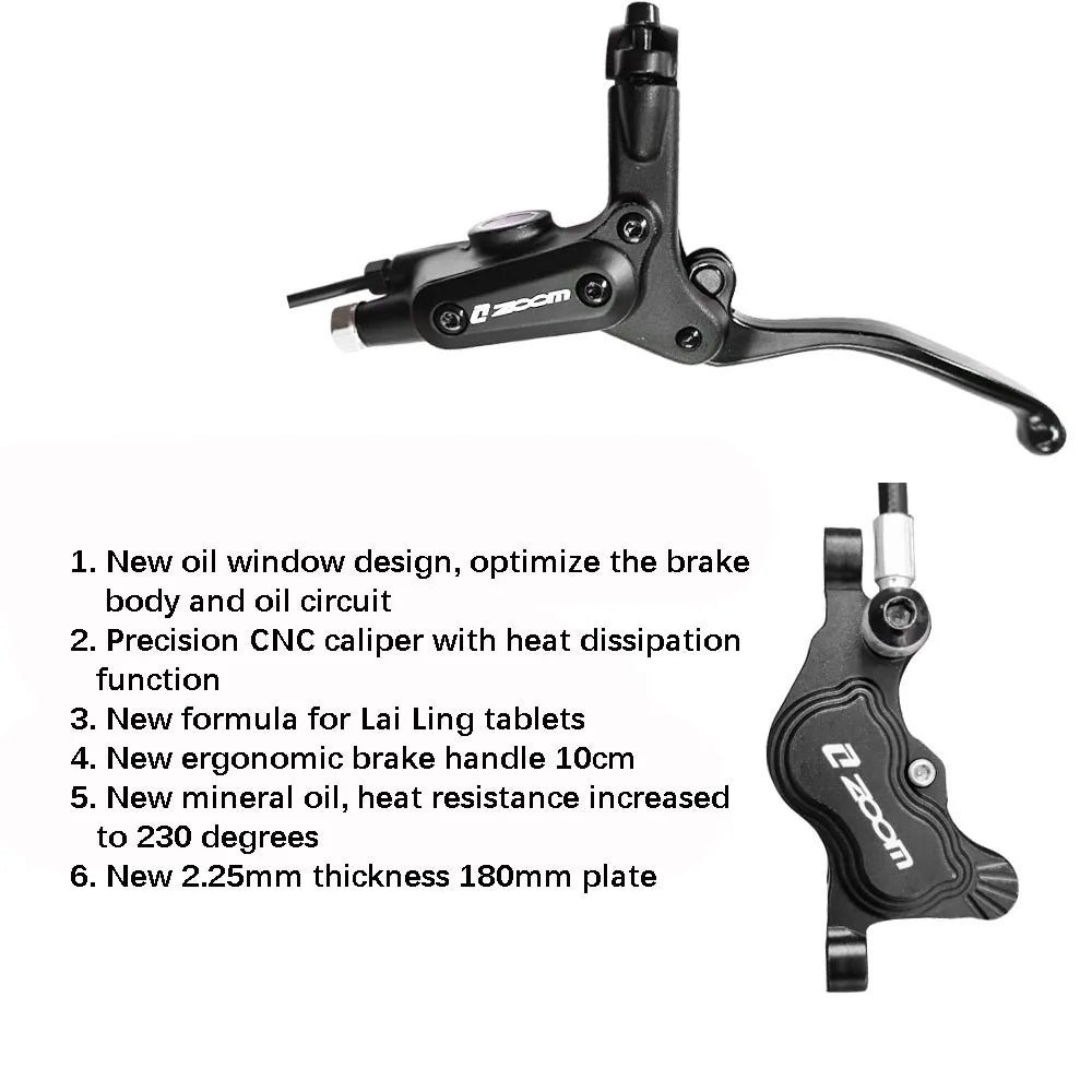 Full 4-Piston Hydraulic Brake Kit