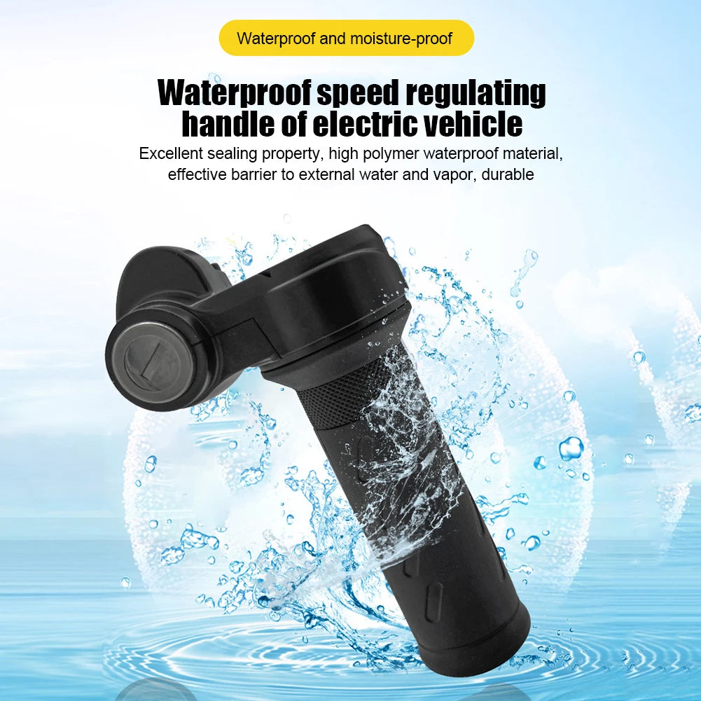 E-Bike Twist Throttle and Key Ignition