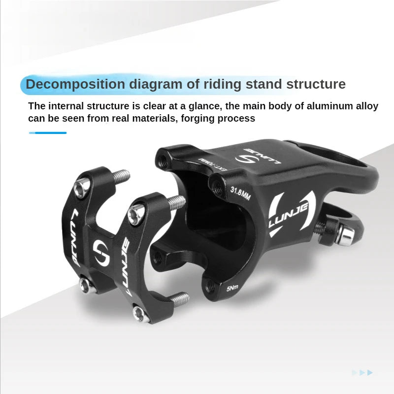 LUNJE Riser and non-riser Handlebar Stem