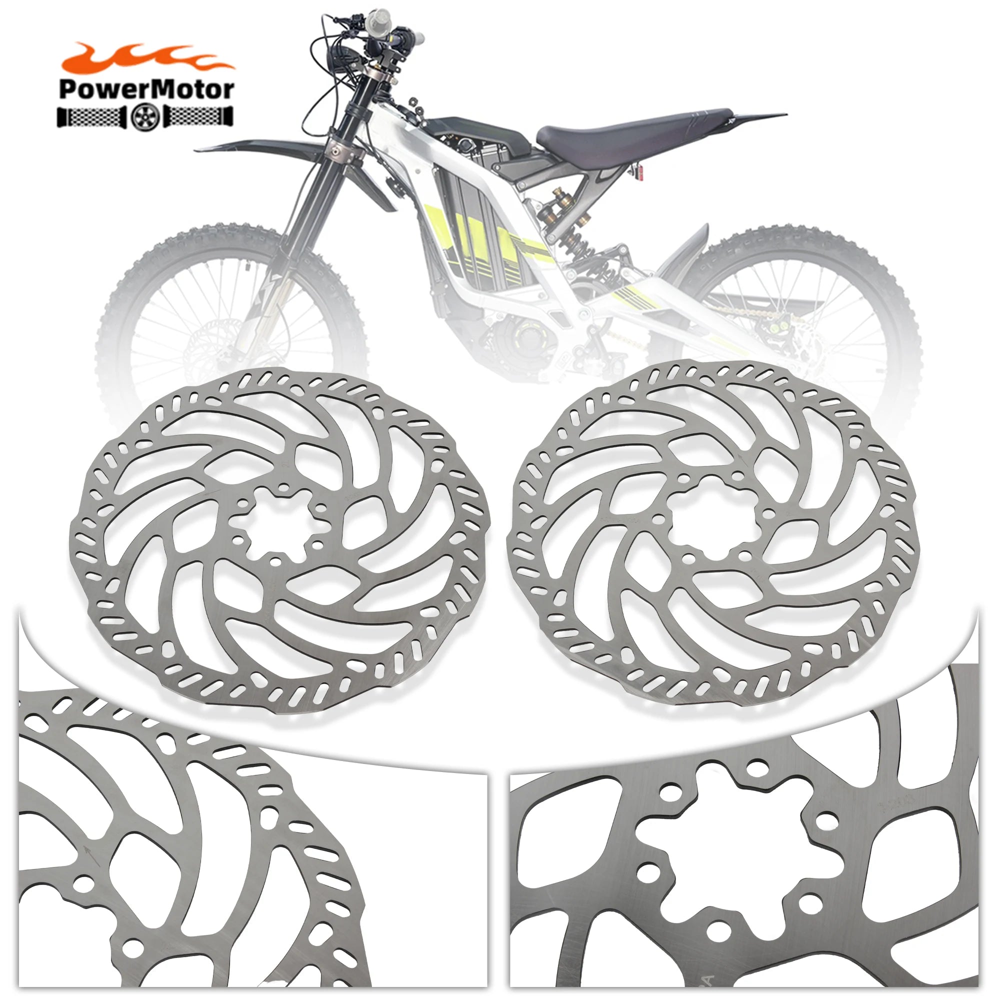 203mm Brake Disk set for E-moto Bikes