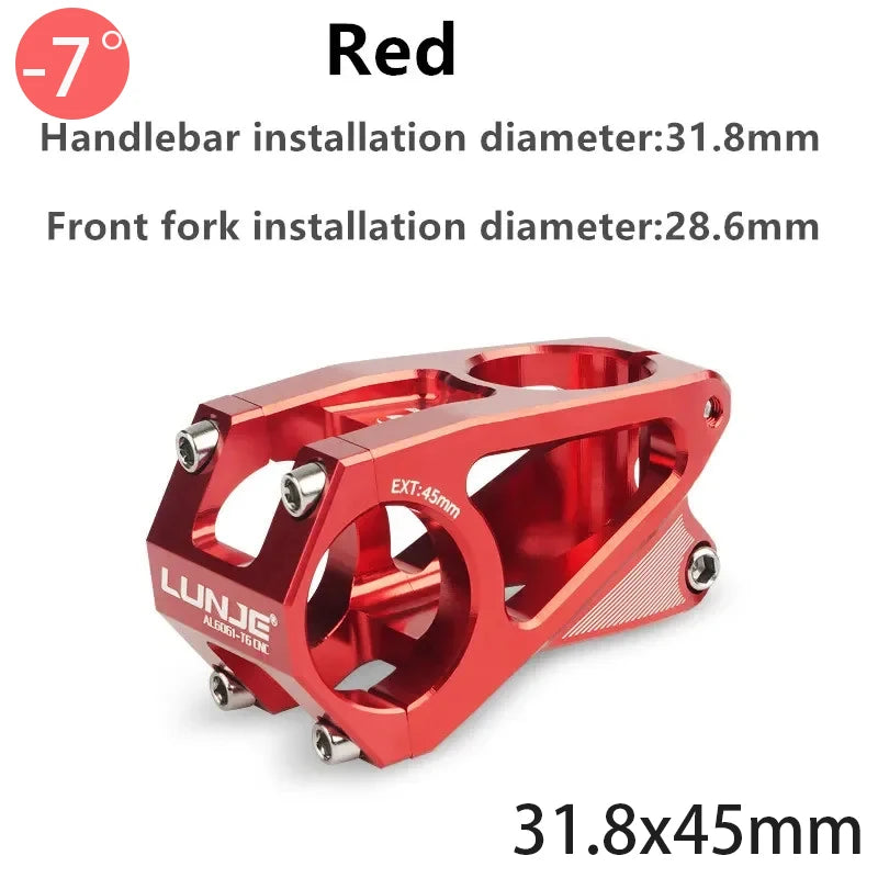 LUNJE Riser and non-riser Handlebar Stem