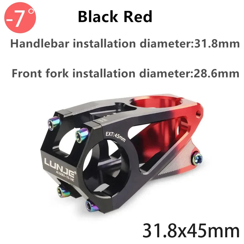 LUNJE Riser and non-riser Handlebar Stem