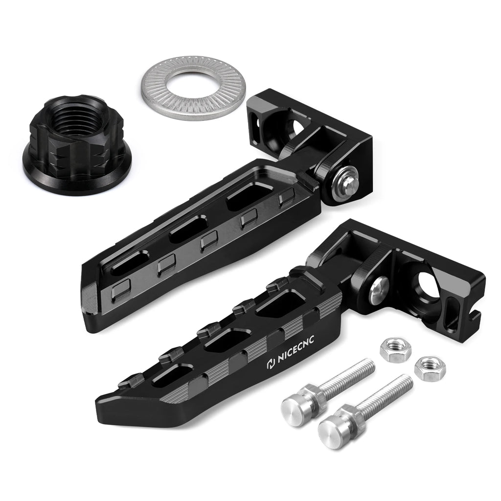 CNC rear stunt pegs for e-moto