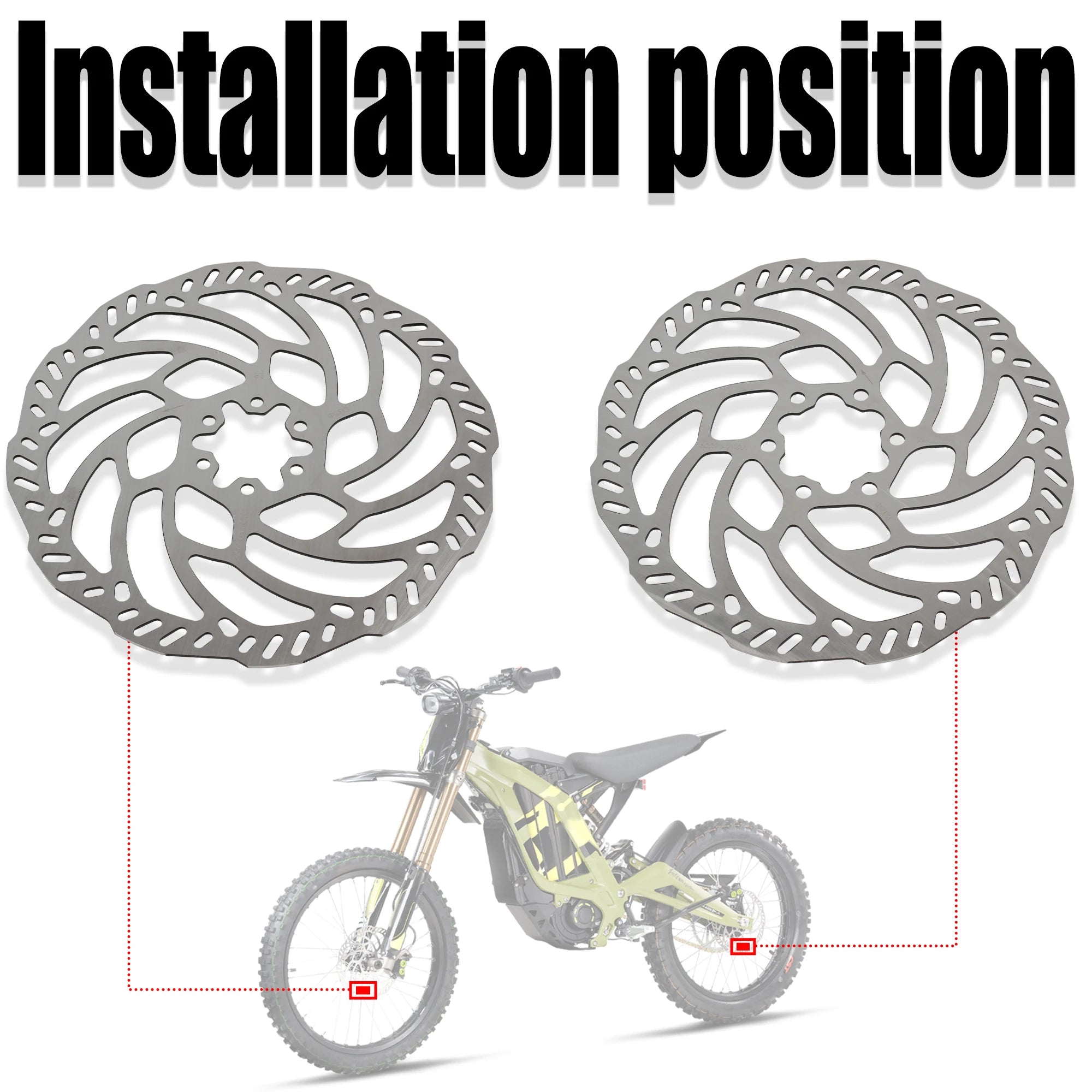 203mm Brake Disk set for E-moto Bikes