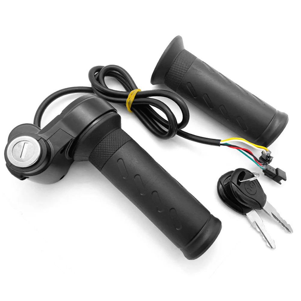 E-Bike Twist Throttle and Key Ignition