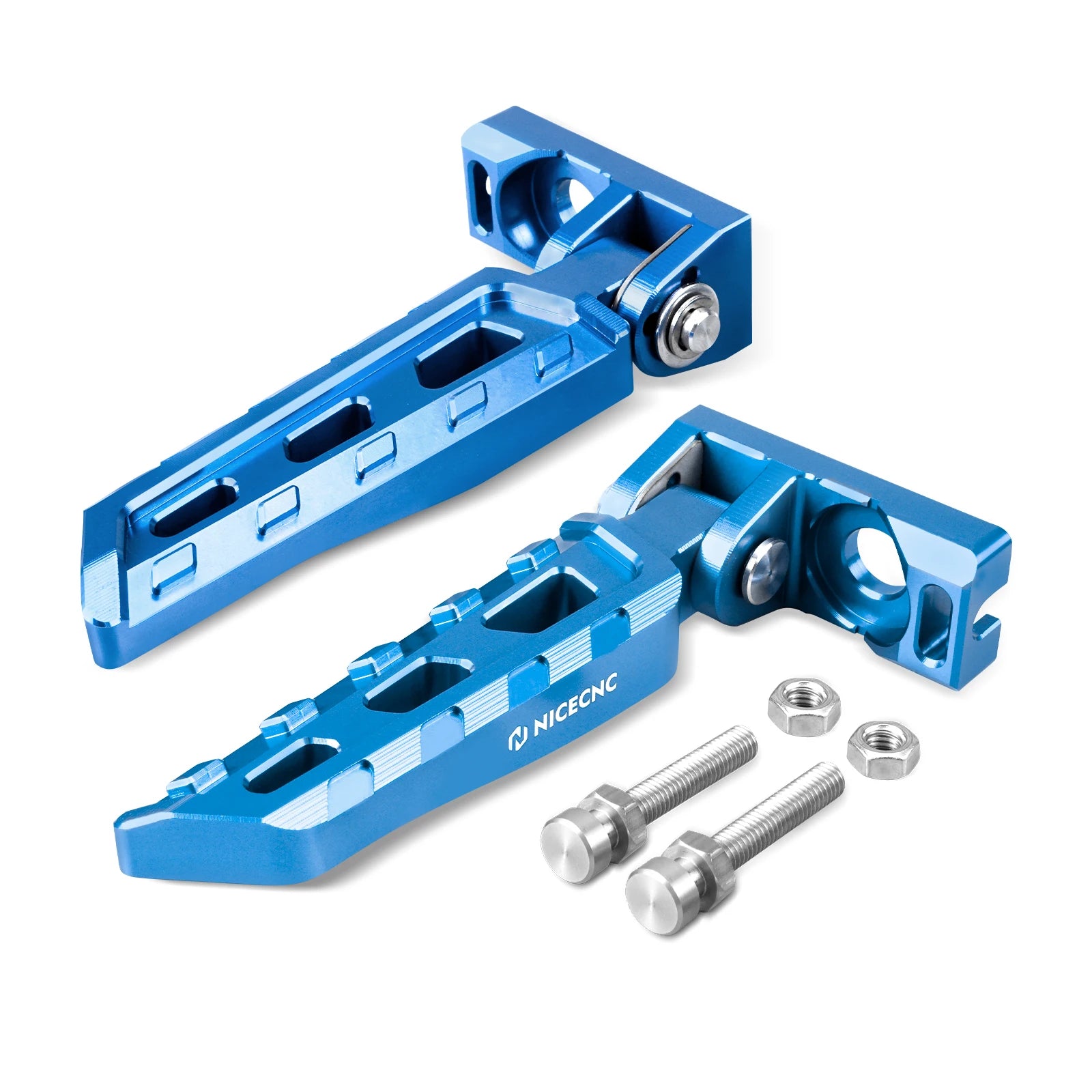 CNC rear stunt pegs for e-moto