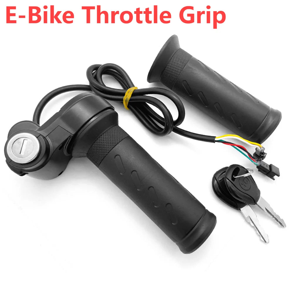 E-Bike Twist Throttle and Key Ignition
