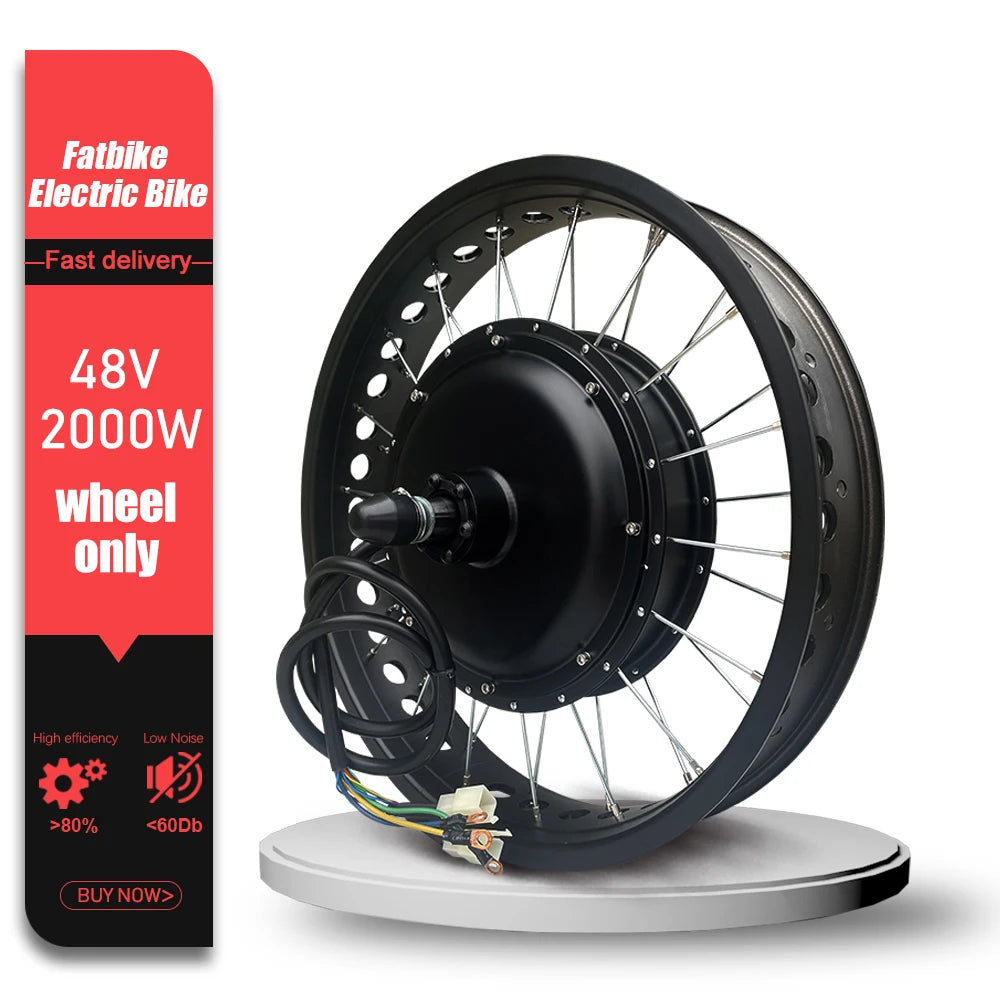 48v 2000W Fat Tire Conversion Kit