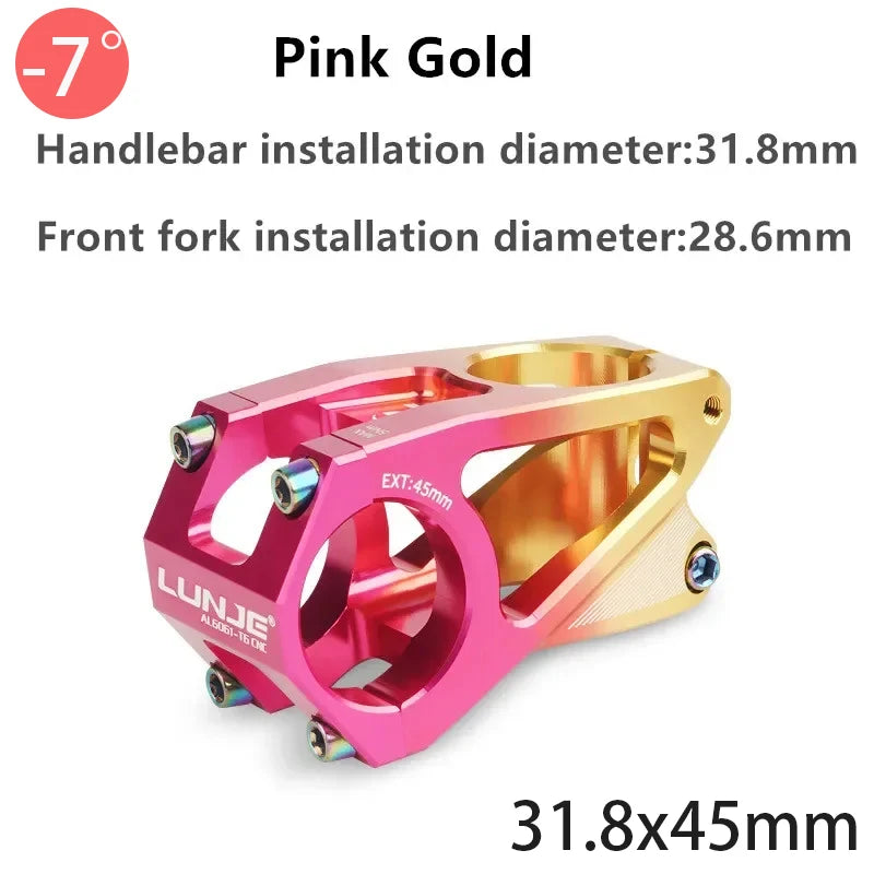 LUNJE Riser and non-riser Handlebar Stem